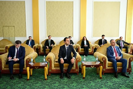 Mədəniyyət naziri Adil Kərimli Düşənbədə tacik həmkarı ilə görüşüb 