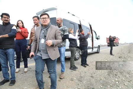Xarici jurnalistlər Füzuliyə və Merdinli kənd məscidinə baş çəkib