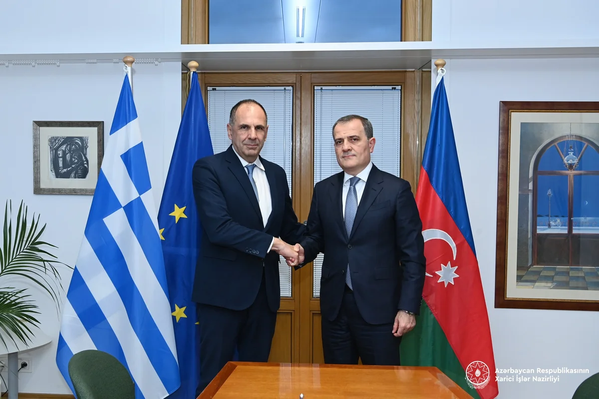 Ceyhun Bayramov yunanıstanlı həmkarı ilə enerji təhlükəsizliyi və regional əməkdaşlığı müzakirə edib - YENİLƏNİB