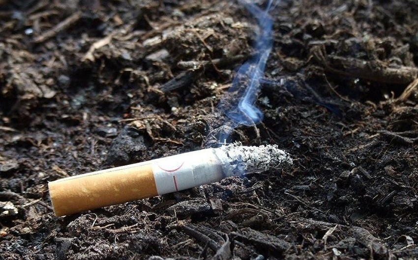 Hacıqabulda siqaret kötüyü bir hektar meşə zolağını yandırıb