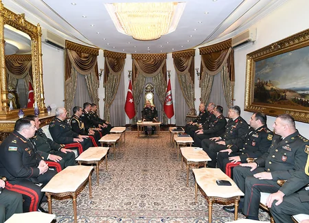 Azərbaycan Ordusunun bir qrup yüksək rütbəli hərbçisinin Türkiyədə səfəri davam edir