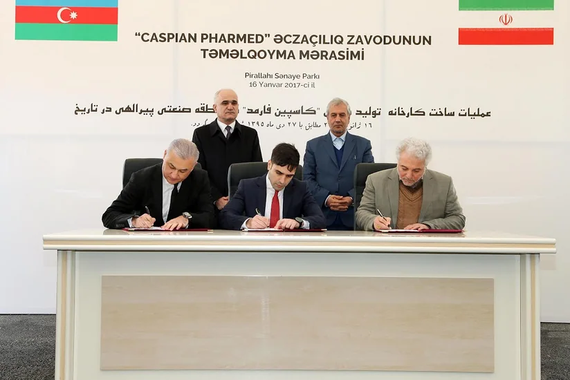 Caspian Pharmed əczaçılıq zavodunun tərəfdaş şirkətləri arasında saziş imzalanıb