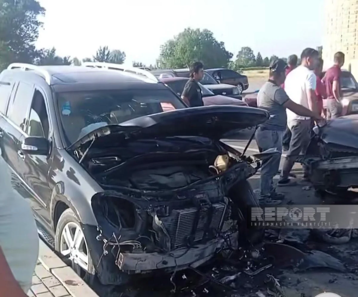 Xaçmazda avtomobil qəzası olub, xəsarət alanlar var