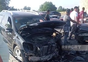 Xaçmazda avtomobil qəzası olub, xəsarət alanlar var