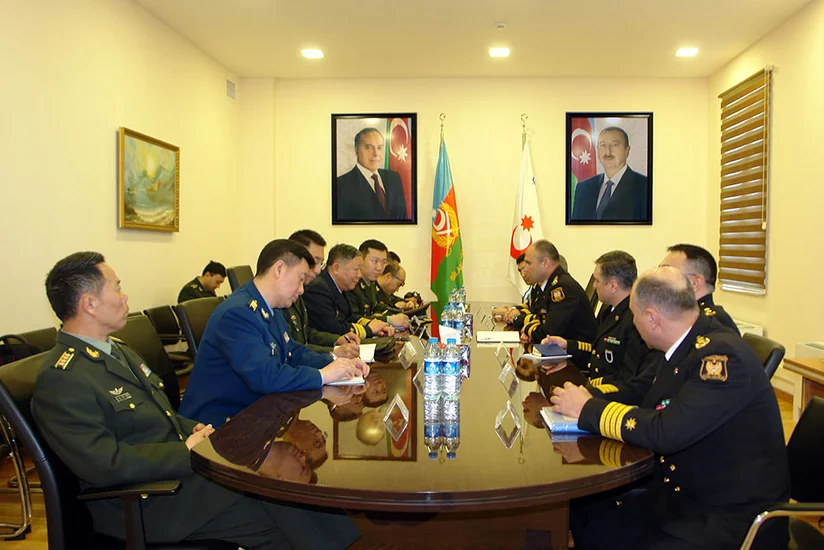 Çinin hərbi nümayəndə heyəti Azərbaycanda səfərdədir