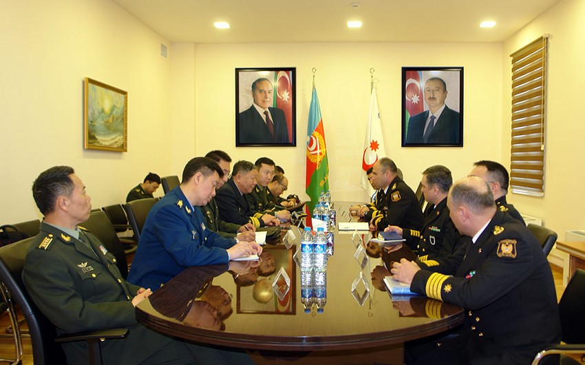 Çinin hərbi nümayəndə heyəti Azərbaycanda səfərdədir