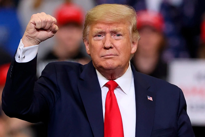 Trump promises to save US democracy