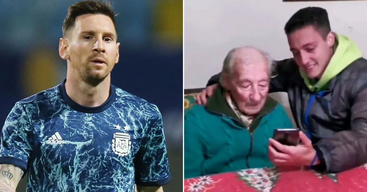 Messi 100 yaşlı fanatının jestinə cavab verdi