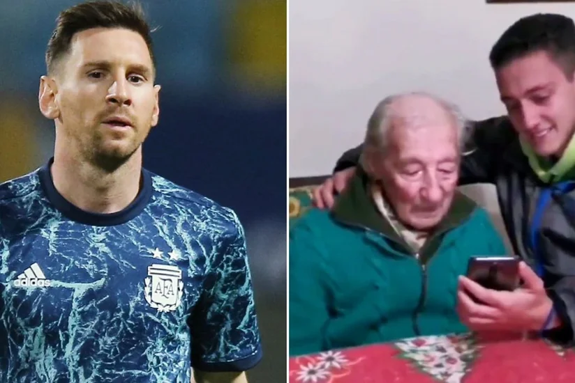 Messi 100 yaşlı fanatının jestinə cavab verdi