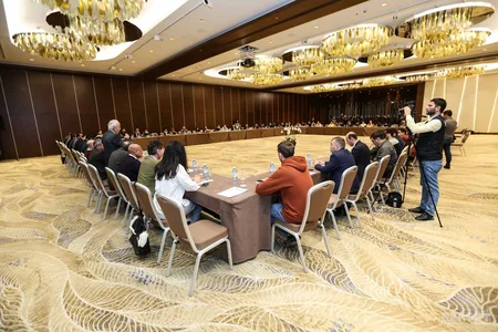 İdman Jurnalistlərinin Respublika Toplantısı keçirildi - FOTOLAR
