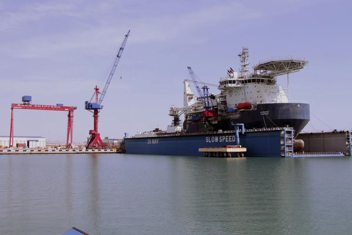 Azerbaijan's first domestically-built dredger to be completed this year