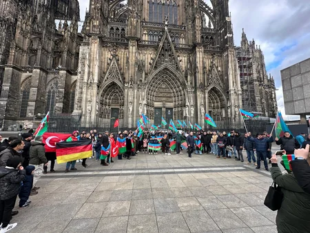 Action to commemorate victims of Khojaly genocide held in Germany