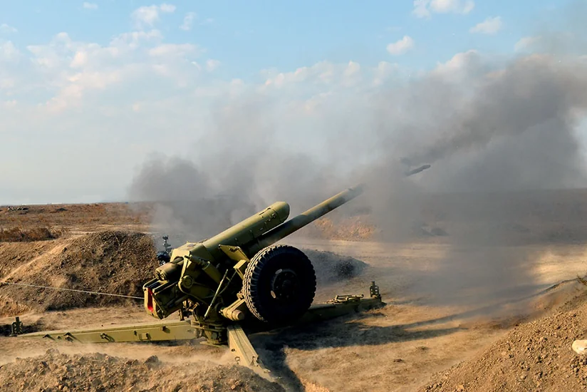 В артиллерийских подразделениях состоялись учения с боевой стрельбой