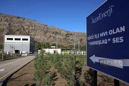 “Azərenerji” rəsmisi: Sarıqışlaq SES havaya atılan 14 ton karbon qazının qarşısını alır