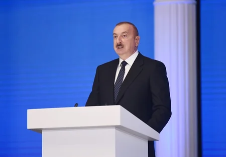 President Ilham Aliyev attended ceremony to mark 100th anniversary of Baku State University