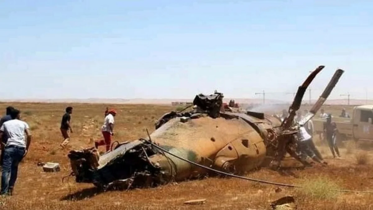 Liviyada hərbi helikopterlər toqquşub, ölənlər var