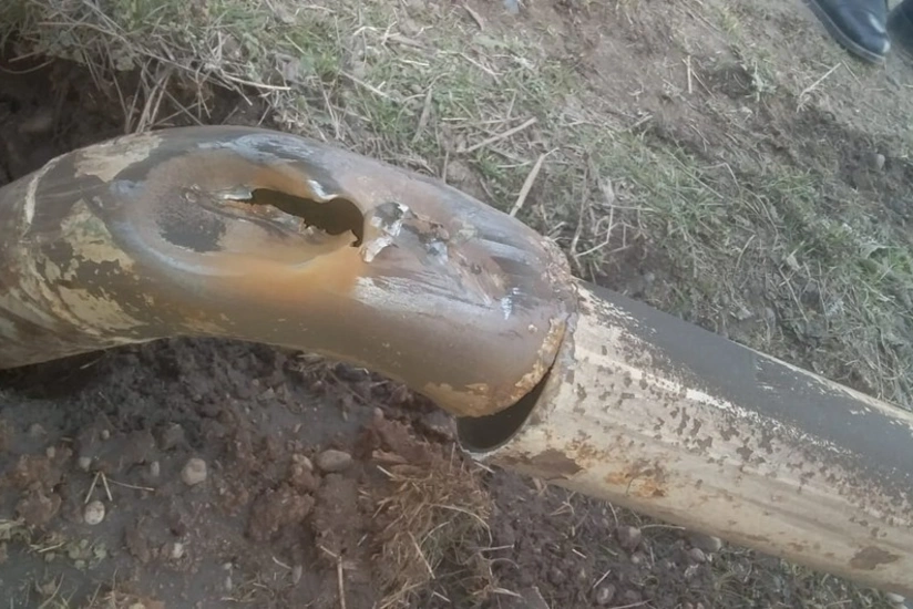 Qubada yol qəzası onlarla abonentin qazsız qalmasına səbəb olub