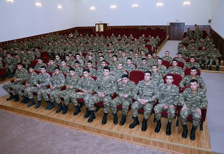 Azerbaijani Army holds series of events on Independence Day