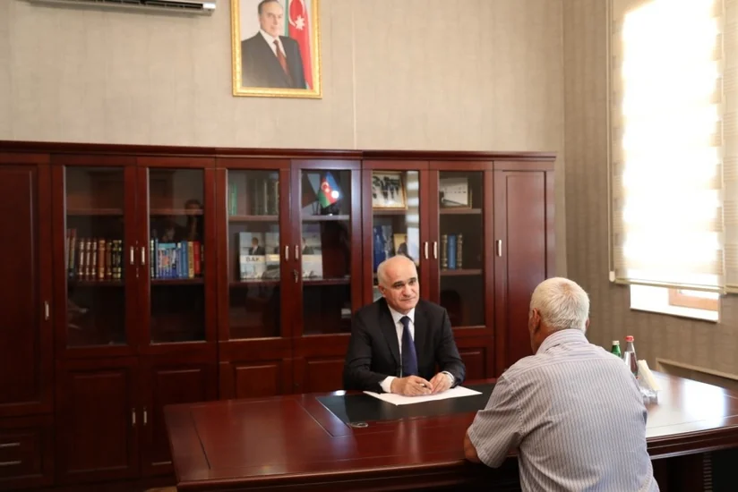 İqtisadiyyat nazirinin qəbuluna gələn sahibkarlar ondan müalicə-kurort fəaliyyəti üçün lisenziya istəyib