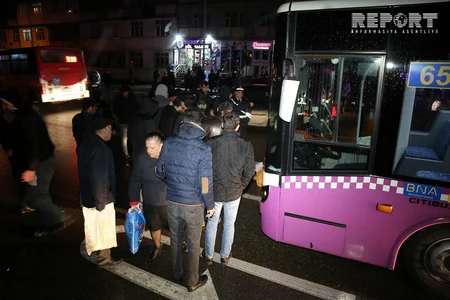 Bakıda avtobus piyada zolağından keçən qadını vuraraq öldürüb - FOTO - VİDEO - YENİLƏNİB