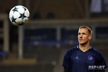 “Kopenhagen”in “Qarabağ”la oyunöncəsi açıq məşqindən - FOTOREPORTAJ