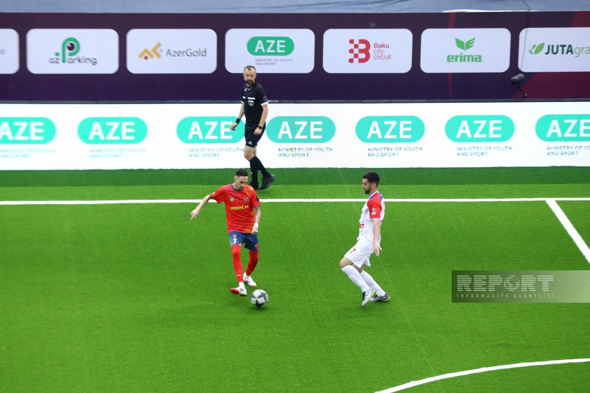 Bakıda minifutbol üzrə dünya çempionatında İspaniya Serbiyaya böyük hesabla uduzub