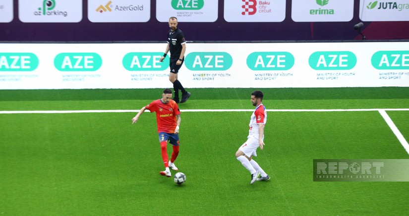 Bakıda minifutbol üzrə dünya çempionatında İspaniya Serbiyaya böyük hesabla uduzub