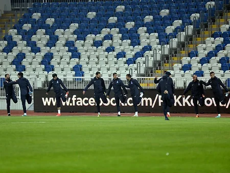 Azərbaycan yığması Kosovo ilə oyunöncəsi son məşqinə çıxıb