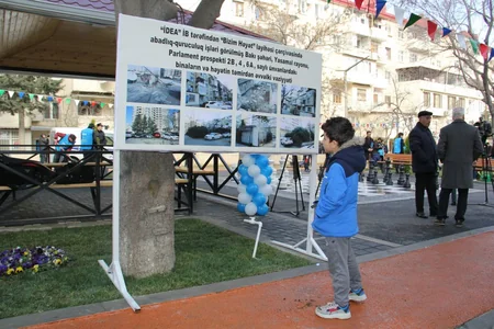 “Bizim həyət” layihəsi çərçivəsində daha bir həyət abadlaşdırılıb