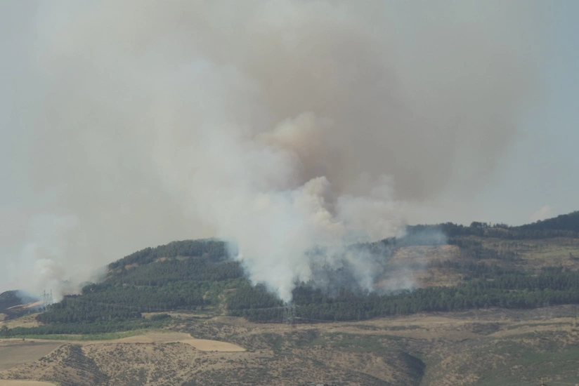 Azərbaycanda meşə yanğınının söndürülməsinə helikopterlər cəlb edildi - YENİLƏNİB