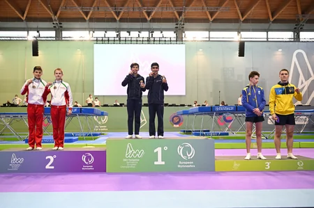 Azərbaycan gimnastları Avropa çempionatında 1 qızıl, 1 bürünc medal qazanıb