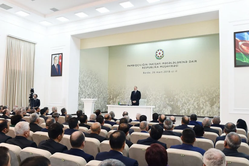 Azərbaycanda pambıqçılıqda yüksək və aşağı məhsuldarlığın olduğu rayonların adları açıqlanıb