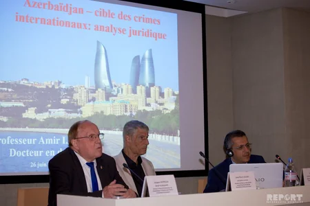 Parisdə Azərbaycan beynəlxalq cinayətlərin hədəfi: hüquqi təhlil kitabının təqdimatı keçirilib