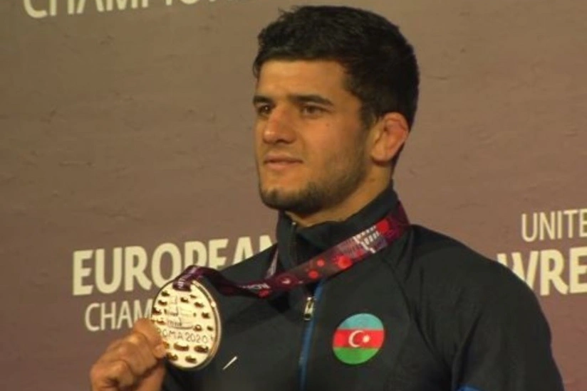 Азербайджанский борец стал чемпионом Европы - ФОТО