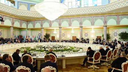 Düşənbədə MDB Dövlət Başçıları Şurasının geniş tərkibdə iclası olub, Azərbaycan Prezidenti iclasda iştirak edib - YENİLƏNİB