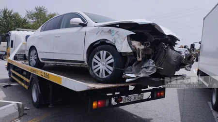 Kürdəmirdə zəncirvari yol qəzası olub, xəsarət alanlar var - YENİLƏNİB