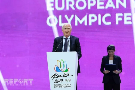 Bakı-2019 XV Avropa Gənclər Yay Olimpiya Festivalının bağlanış mərasimi keçirilib - CANLI YAYIM - FOTOREPORTAJ
