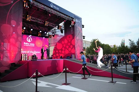 Naxçıvanda Alov festivalı keçirilib