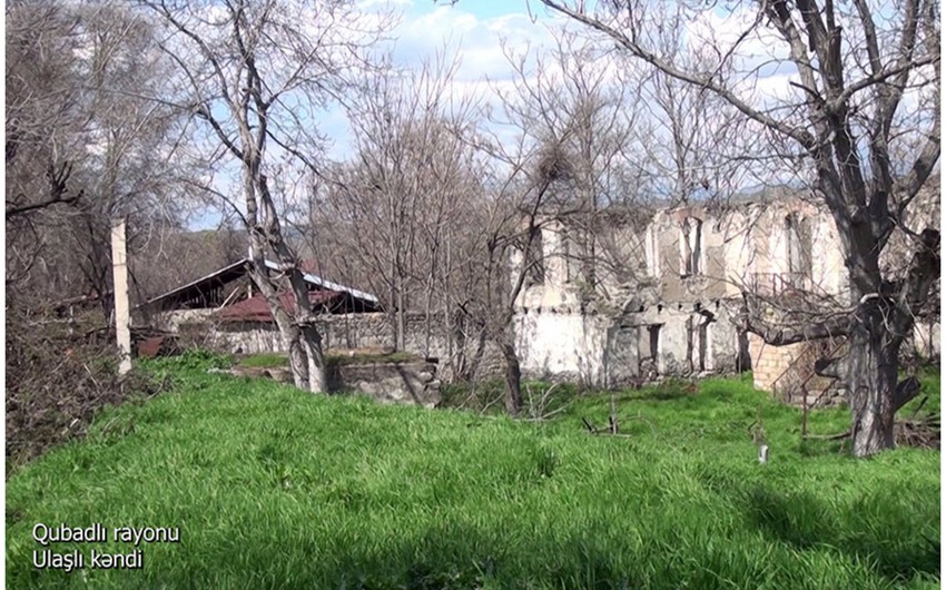 Qubadlının Ulaşlı kəndinin görüntüləri