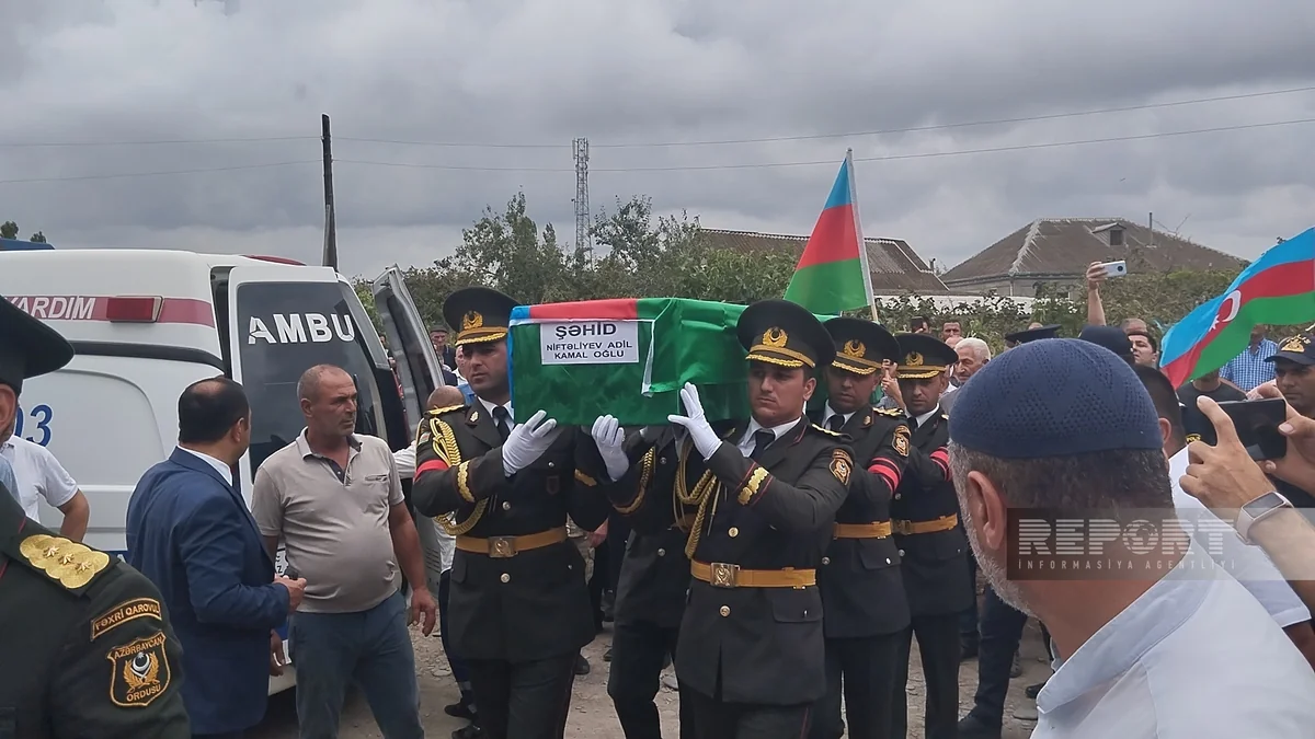 Daşaltı şəhidi 31 il sonra Xaçmazda dəfn olunub - YENİLƏNİB