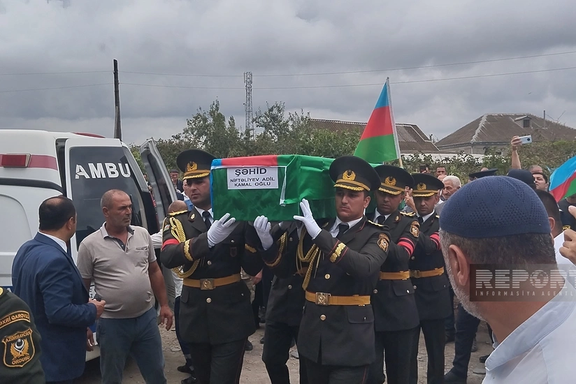 Daşaltı şəhidi 31 il sonra Xaçmazda dəfn olunub - YENİLƏNİB