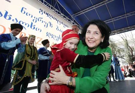 Gürcüstan Prezidenti azərbaycanlıları Novruz bayramı münasibətilə təbrik edib