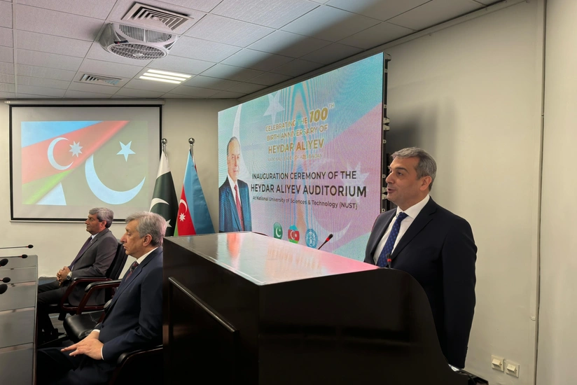 Heydar Aliyev Auditorium opened at Pakistan's National University of Science and Technology
