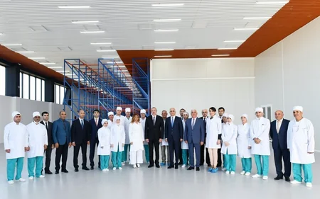Prezident İlham Əliyev Pirallahı Sənaye Parkında şpris istehsalı zavodunun açılışında iştirak edib - ƏLAVƏ OLUNUB
