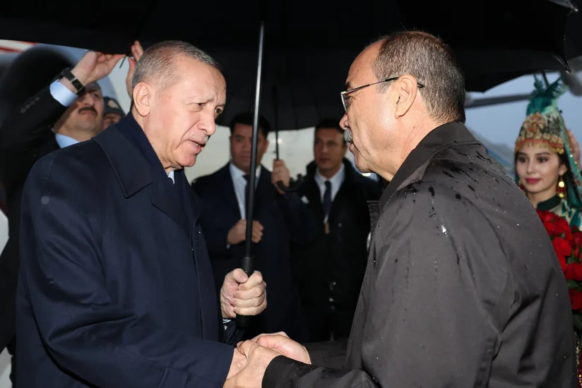 Ərdoğan Özbəkistanda səfərdədir