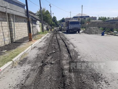 Yevlaxın bir neçə yaşayış massivinə içməli su çəkilir