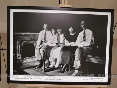 Photo exhibition of Turkey's first female lawyer of Azerbaijani origin opens