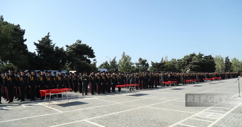 Cəmşid Naxçıvanski adına Hərbi Liseydə buraxılış mərasimi keçirilib