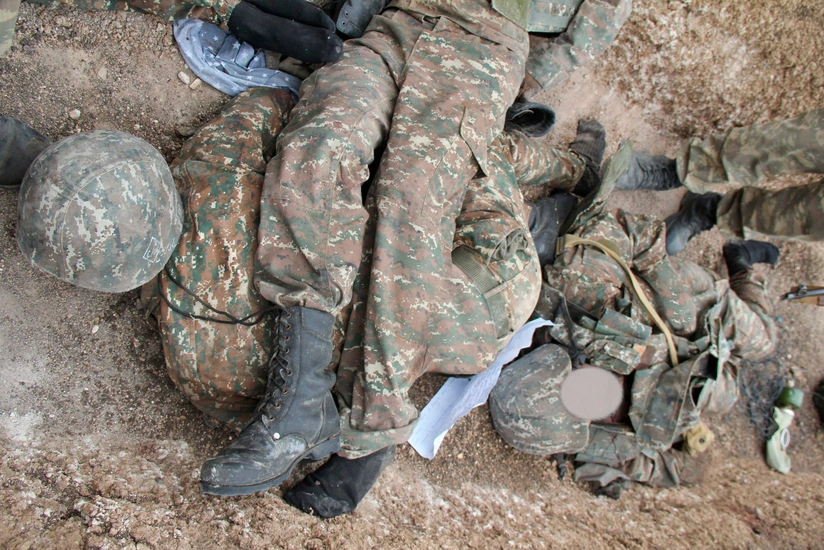 Cəbrayılda daha bir erməni hərbçisinin meyitinin qalıqları tapılıb