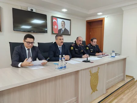 В Шеки прошло совещание, посвященное совершенствованию деятельности полиции на выборах